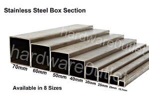 stainless steel box sections uk|stainless steel box section sizes.